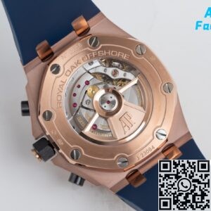APF Factory Replica Audemars Piguet Royal Oak Offshore 26238OR Rose Gold Blue Dial Watch