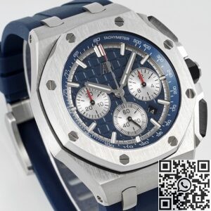 APF Factory Fake Audemars Piguet Royal Oak Offshore 26420TI.OO.A027CA.01 Blue Dial Watch