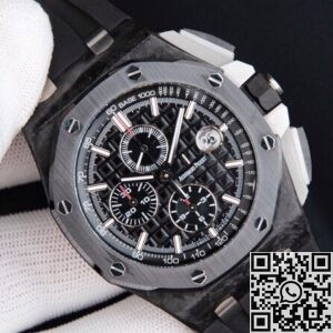 APF Factory Replica Audemars Piguet Royal Oak Offshore 26400AU.OO.A002CA.01 Black Panda Plate Watch