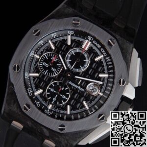 APF Factory Replica Audemars Piguet Royal Oak Offshore 26400AU.OO.A002CA.01 Black Panda Plate Watch