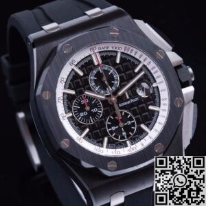 APF Factory Replica Audemars Piguet Royal Oak Offshore 26405CE.OO.A002CA.01 Dark Gray Panda Plate