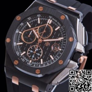 APF Factory Fake AP Royal Oak Offshore 26405CE.OO.A002CA.99.99 Black Dial Watch