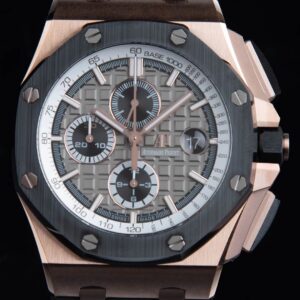 APF Factory Replica AP Royal Oak Offshore 26416RO.OO.A002CA.01 Dark Gray Panda Plate Watch