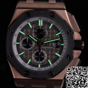 APF Factory Replica AP Royal Oak Offshore 26416RO.OO.A002CA.01 Dark Gray Panda Plate Watch