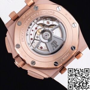 APF Factory Replica Audemars Piguet Royal Oak Offshore 26408OR.OO.A010CA.01 White Panda Plate Watch