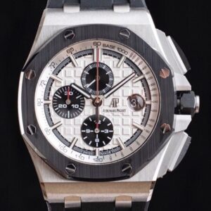 APF Factory Fake Audemars Piguet Royal Oak Offshore 26400SO.OO.A002CA.01 Silver Panda Plate