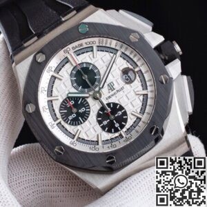 APF Factory Fake Audemars Piguet Royal Oak Offshore 26400SO.OO.A002CA.01 Silver Panda Plate