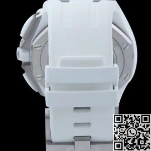 APF Factory Fake AP Royal Oak Offshore 26402CB.OO.A010CA.01 White Panda Plate Watches