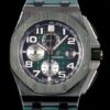 APF Factory Replica AP Royal Oak Offshore 26405CE.OO.A056CA.01 Smoked Green Panda Plate Watches