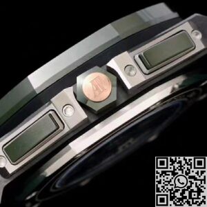 APF Factory Replica AP Royal Oak Offshore 26405CE.OO.A056CA.01 Smoked Green Panda Plate Watches