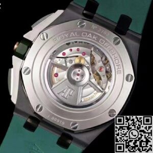 APF Factory Replica AP Royal Oak Offshore 26405CE.OO.A056CA.01 Smoked Green Panda Plate Watches