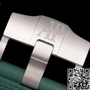 APF Factory Replica AP Royal Oak Offshore 26405CE.OO.A056CA.01 Smoked Green Panda Plate Watches