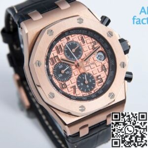 APF Factory Replica AP Royal Oak Offshore 26470OR.OO.A002CR.01 Rose Gold Dial Watches