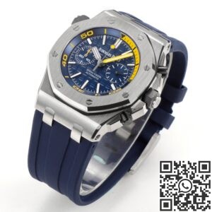MS Factory Fake AP Royal Oak Offshore 26703ST.OO.A027CA.01 Dark Blue Panda Plate Watches