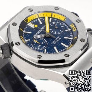 MS Factory Fake AP Royal Oak Offshore 26703ST.OO.A027CA.01 Dark Blue Panda Plate Watches