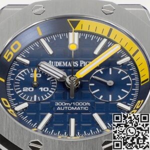 MS Factory Fake AP Royal Oak Offshore 26703ST.OO.A027CA.01 Dark Blue Panda Plate Watches