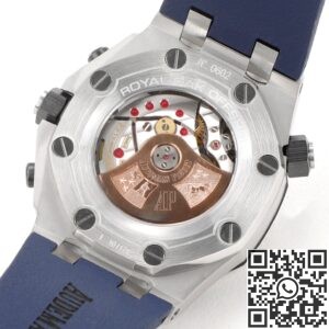 MS Factory Fake AP Royal Oak Offshore 26703ST.OO.A027CA.01 Dark Blue Panda Plate Watches