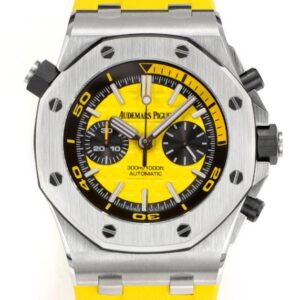 MS Factory Fake Audemars Piguet Royal Oak Offshore 26703ST.OO.A051CA.01 Yellow Panda Plate