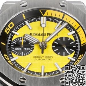 MS Factory Fake Audemars Piguet Royal Oak Offshore 26703ST.OO.A051CA.01 Yellow Panda Plate