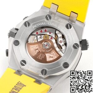 MS Factory Fake Audemars Piguet Royal Oak Offshore 26703ST.OO.A051CA.01 Yellow Panda Plate