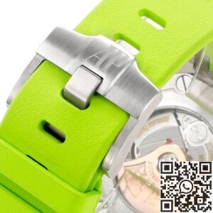 MS Factory Fake AP Royal Oak Offshore 26703ST.OO.A038CA.01 Yellow-green Panda Plate Watches