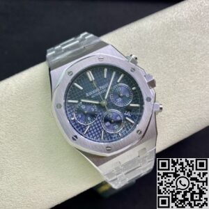 JH Factory Fak AP Royal Oak 26320ST.OO.1220ST.03 Blue Panda Plate Watch