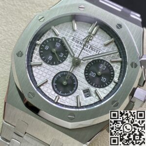 JH Factory Fake AP Royal Oak 26331ST.OO.1220ST.03 Silver Panda Plate Watch