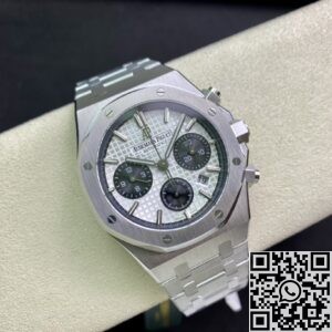 JH Factory Fake AP Royal Oak 26331ST.OO.1220ST.03 Silver Panda Plate Watch