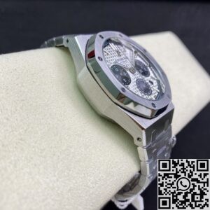 JH Factory Fake AP Royal Oak 26331ST.OO.1220ST.03 Silver Panda Plate Watch