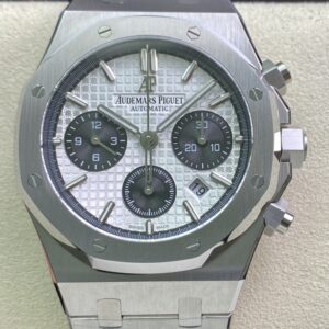 JH Factory Fake AP Royal Oak 26331ST.OO.1220ST.03 Silver Panda Plate Watch
