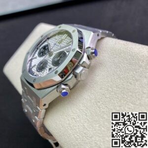 JH Factory Fake AP Royal Oak 26331ST.OO.1220ST.03 Silver Panda Plate Watch