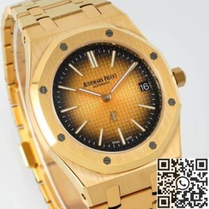 IP Factory Replica AP Royal Oak 16202BA.OO.1240BA.02 Smoked Gold Watch