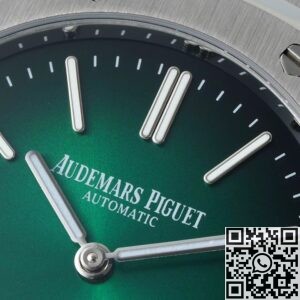 IP Factory Fake Audemars Piguet Royal Oak 15202PT.OO.1240PT.01 Green Dial