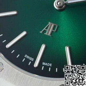 IP Factory Fake Audemars Piguet Royal Oak 15202PT.OO.1240PT.01 Green Dial