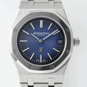 IP Factory Replica Audemars Piguet Royal Oak 15202IP.OO.1240IP.01 Smoked Blue Dial