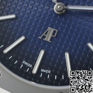 IP Factory Replica Audemars Piguet Royal Oak 15202IP.OO.1240IP.01 Smoked Blue Dial