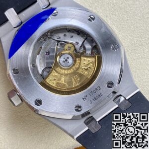 APS Factory Replica Audemars Piguet Royal Oak 15400 Black Dial Rubber Strap