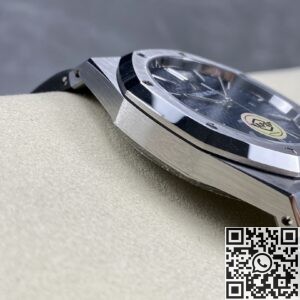 APS Factory Fake AP Royal Oak 15400 Blue Dial Rubber Strap Watches