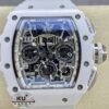 KV Factory Replica Richard Mille RM011-03 White Dial
