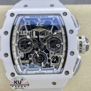 KV Factory Replica Richard Mille RM011-03 White Dial