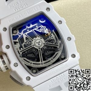 KV Factory Replica Richard Mille RM011-03 White Dial