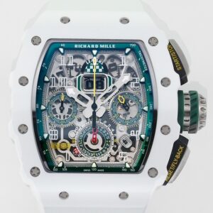 KV Factory Replica Richard Mille RM11 White Ceramic Watches