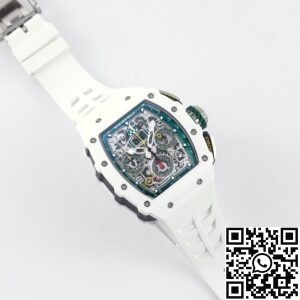 KV Factory Replica Richard Mille RM11 White Ceramic Watches