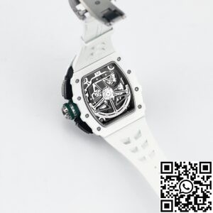 KV Factory Replica Richard Mille RM11 White Ceramic Watches