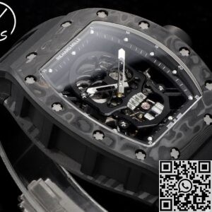 YS Factory Replica Richard Mille RM052 Black Carbon Fiber Case Watch
