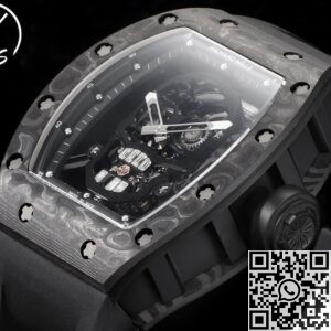 YS Factory Replica Richard Mille RM052 Black Carbon Fiber Case Watch