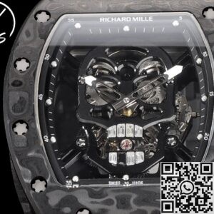 YS Factory Replica Richard Mille RM052 Black Carbon Fiber Case Watch