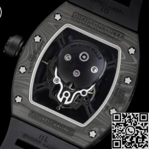 YS Factory Replica Richard Mille RM052 Black Carbon Fiber Case Watch