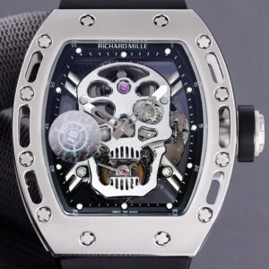 JB Factory Fake Richard Mille RM052 White Carbon Fiber Case