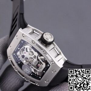 JB Factory Fake Richard Mille RM052 White Carbon Fiber Case